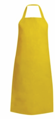 Avental Pvc Amarelo Tira Soldada