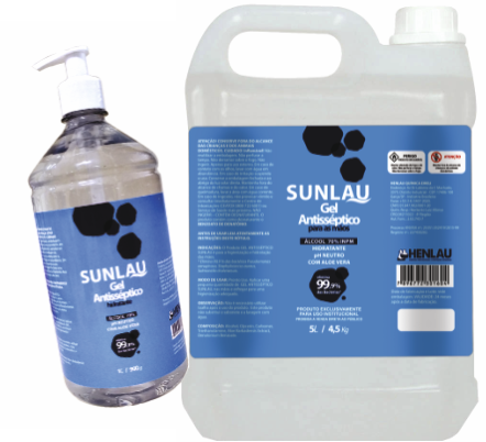 Álcool Gel Antisséptico Sunlau