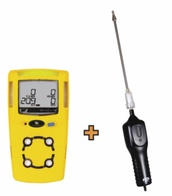 Detector de 4 Gases Microclip XL + Kit Espaço Confinado c/ Calibração