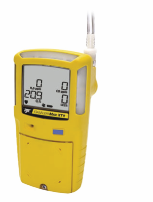 Detector de 4 Gases com Bomba de Sucção Automática GasAlertMax XT II