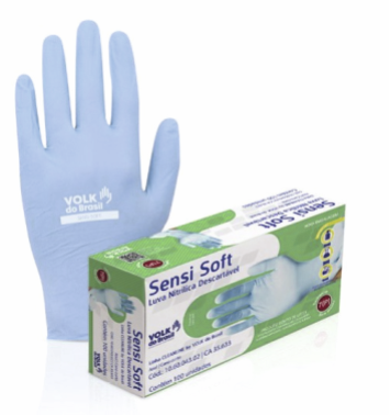 Luva Nitrílica Sensi Soft