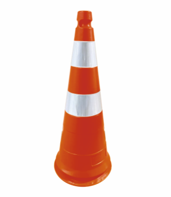 Cone de Sinalização Obra 75cm